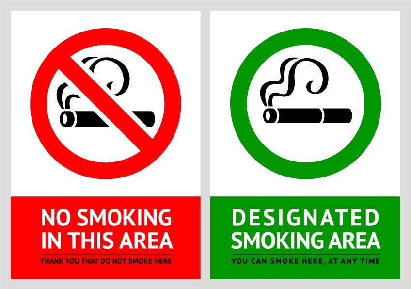 Nichtraucherschutzgesetz Gesetz Nichtraucher Schilder Raucher Nichtraucher
