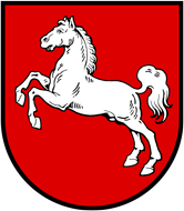 Wappen klein Bundesland Niedersachsen
