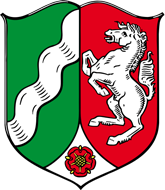 Wappen klein Bundesland Nordrhein-Westphalen Monteurzimmer