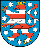 Wappen klein Bundesland Thüringen Monteurzimmer Thüringen