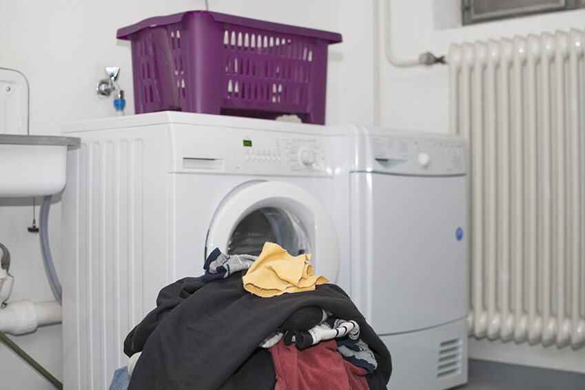 Waschmaschine im Monteurzimmer richtig platzieren
